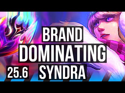 BRAND vs SYNDRA (MID) | Dominating | EUW Master | 25.6