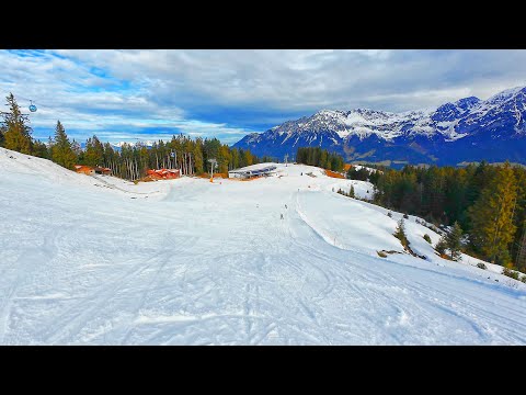 SkiWelt Wilder Kaiser - Brixental - skiing with kids - piste 61/62/60 - 5,7 km length, 931 m drop.