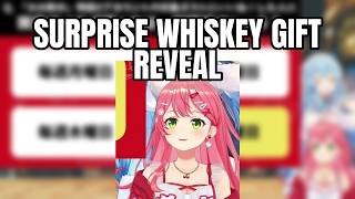 Viewers Gift Expensive Whiskey Mid-Stream and Everyone Erupts in Thanks | Sakura Miko