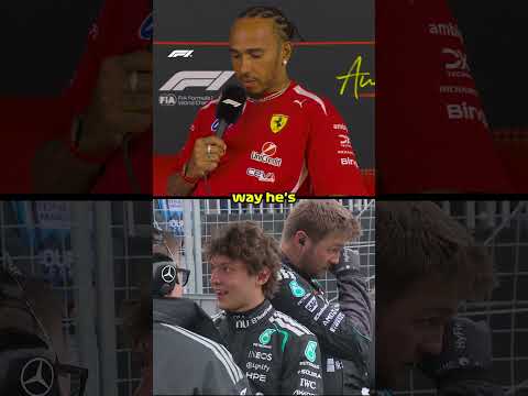Lewis is proud of his Mercedes successor, Antonelli 🤗