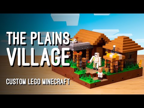 EPIC LEGO Minecraft Village Build!! Must Watch Shizo Clickbait!!