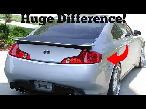 My Infiniti G35 Gets A Small Makeover! | Infiniti G35 Trunk Installation, Review & Comparison
