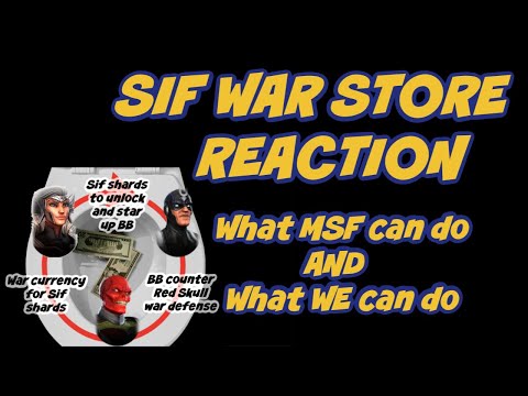 Sif and Black Bolt are locked behind the War Store: what MSF can do and what we can do