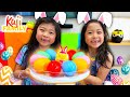 Easter Egg Spin Wheel Challenge Emma And Kate Family Fun