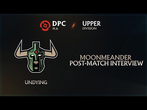 MoonMeander Post-Match Interview - NA DPC League: Week 5 (4 Zoomers vs Undying)