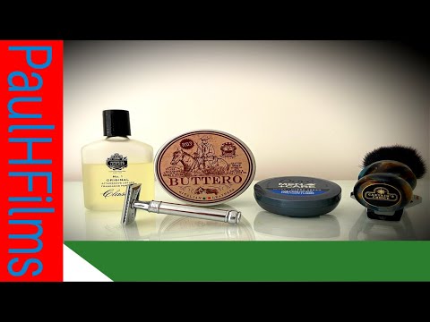 Edwin Jagger DE89 Chrome | Abbate Y La Mantia "Buttero" Italian Leather Soap