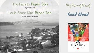 THE PATH TO PAPER SON and LOUIE SHARE KIM, PAPER SON MyView Literacy 5th Grade Unit 1 Week 1