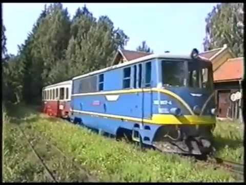 Provoz vlaků na JHMD v roce 2000 Nová Včelnice - Jindřichův Hradec.