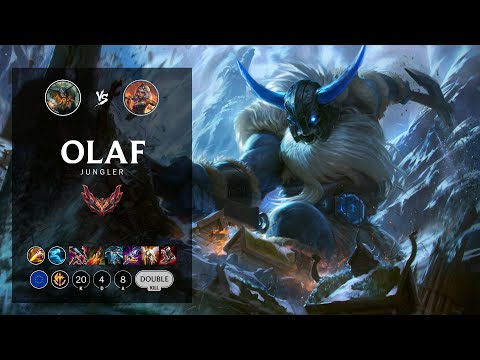 Olaf Jungle vs Qiyana - EUW Grandmaster Patch 12.8