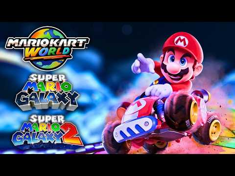 Super Mario Galaxy series medley - Mario Kart World OST