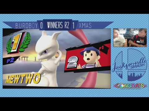 Jax Smash Weekly 4/6/17 - Birdboy(Ness) Vs BxA Xmas(MewTwo) - Wii U Winners R2