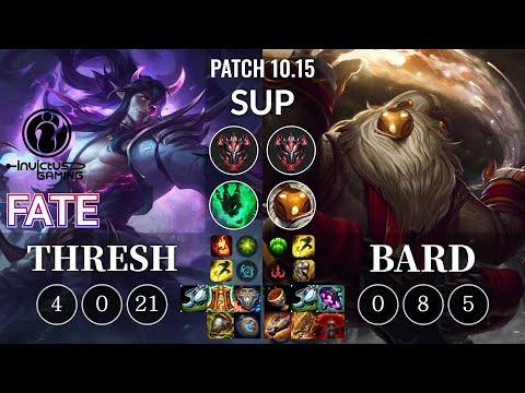 IG Fate Thresh vs Bard Sup - KR Patch 10.15