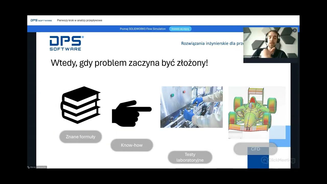 Webinar: Pierwszy krok w analizy przepływowe | DPS Software