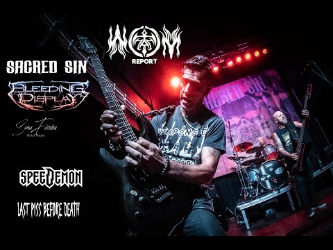 WOM Report - Sacred Sin, Bleeding Display, Speedemon, Last Piss Before Death @ RCA Club - 24.09.22