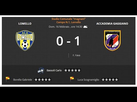 Lomello vs Accademia Gaggiano
