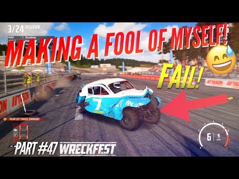 THE CRAZIEST WAY TO FINSH A RACE! WRECKFEST CAREER MODE PLAYTHROUGH PART #47 (XBOX ONE 1080P HD)