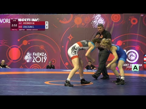 1/8 WW - 57 kg: M. HIEBNER (AUT) v. E. CRECIUN (MDA)