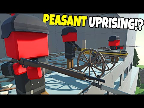 Huge PALACE Defense vs Waves of PEASANTS! - Ancient Warfare 3: Battle Simulator