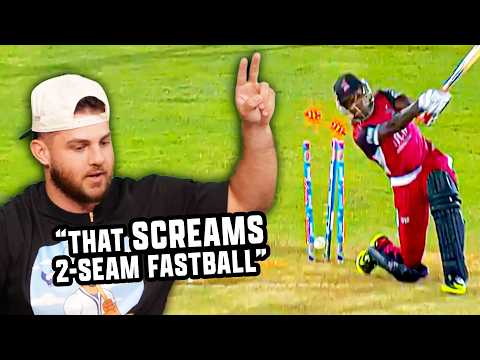 Former D1 Baseball Player Reacts To Cricket Bowling | That's Cricket