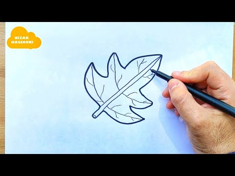 Comment dessiner une feuille d'arbre