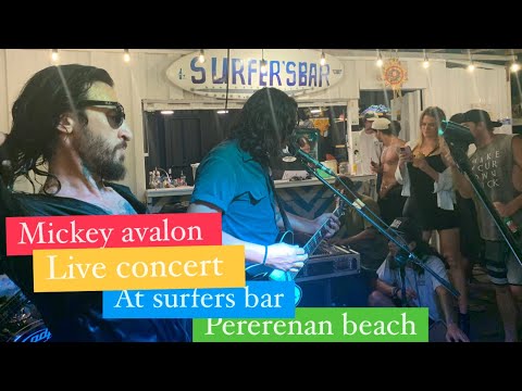 Mickey avalon and the boys perform at surfers bar
