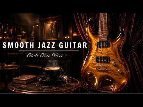 Smooth Jazz Guitar Music – Cozy Cafe Vibes ☕ Relaxing Guitar Music for Study, Work & Focus