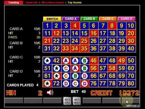 Four Card Keno Mystic 6 spot Winning Strategy and Tutorial