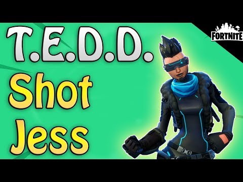 FORTNITE - T.E.D.D. Shot Jess Perks And Gameplay (Sniper Outlander) Video