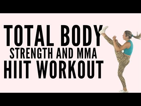 45 Minute Dumbbell Strength and MMA HIIT Workout