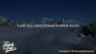 Download lagu Cinta karna Allah - Melody dalam puisi mp3 Download lagu Cinta karna Allah - Melody dalam puisi mp3