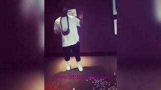 Olamide dancing to new song, Ege (Dribble)