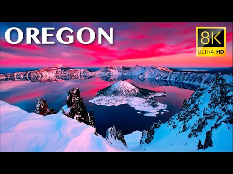 OREGON IN 8K VIDEO BY DRONE | 8K Oregon United States