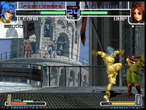 Leona combo 100% the king of fighters 2002