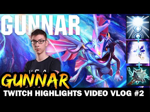 GUNNAR [PUCK] SOLO KILL TA  NEW META BUILD GLEIPNIR + PHASE SHIFT + CHAKRA MAGIC 10000 MMR Average