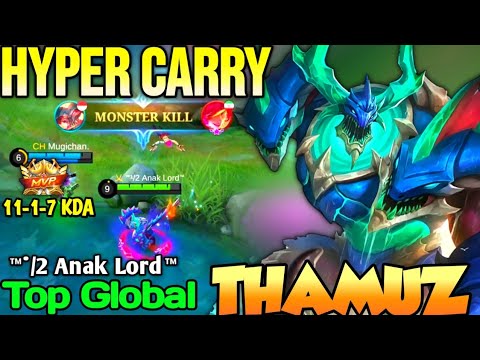 THAMUZ BEST BUILD IN 2022 | TOP GLOBAL THAMUZ ™¹/2 Anak Lord™ - MOBILE LEGENDS