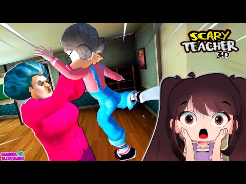 A PROFESSORA DO MAL PEGOU A SARINHA!! Scary Teacher