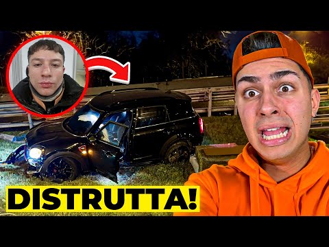 He had a car accident...