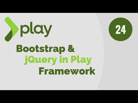 Play Framework Tutorial 24 | Include Bootstrap and jQuery in Play Framework