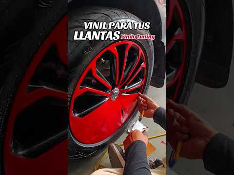 Vinil para tus llantas aquí en vinilo Tuning 😎✨ #calcomanias #reflectivo #aveo