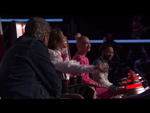 the voice coaches singing hollaback girl
