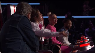 the voice coaches singing hollaback girl