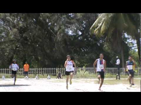 ATLETISMO ALAGOANO CAMPEONATO ADULTO 2012 100M MASCULINO SEMI FINAL 2ªS
