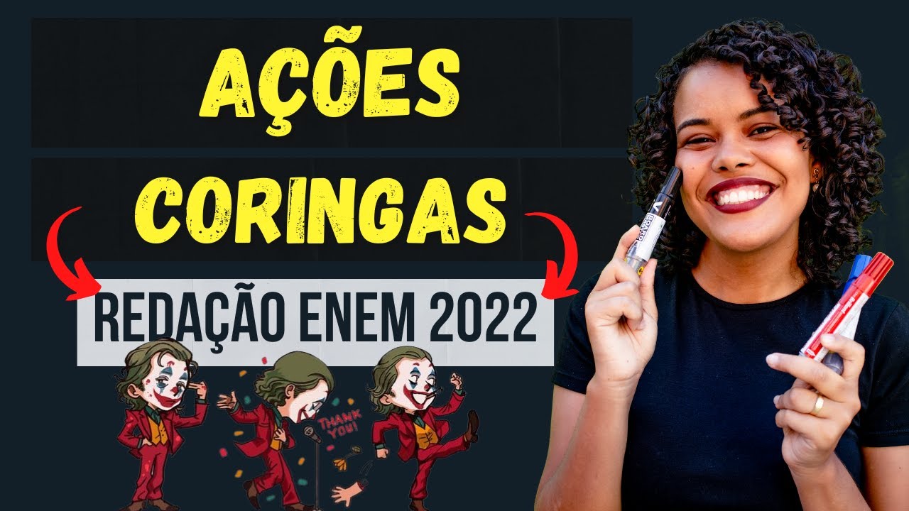 AÇÕES CORINGAS PARA A REDAÇÃO ENEM 2022 I Proposta de intervenção pronta