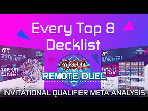 Every Top 8 Decklist | UK/IRE Remote Duel Invitational Qualifier | YuGiOh