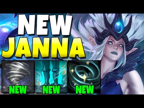 This New Janna Is SO GOOD!! League of Legends
