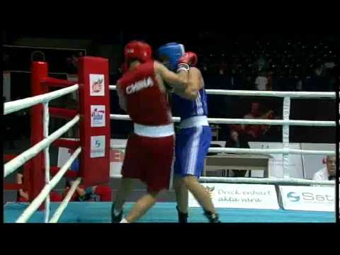 Light Heavy (81kg) QF - Meng Fanlong (CHN) VS Niyazymbetov Adilbek (KAZ) - 2011 AIBA World Champs