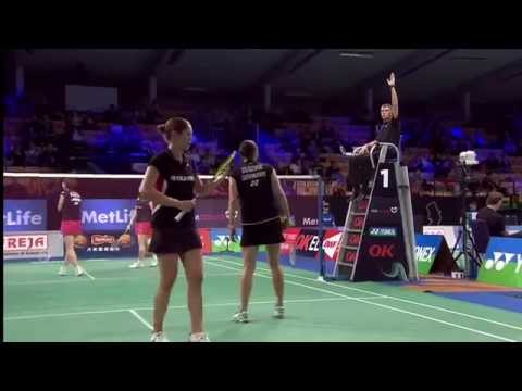 2014 YONEX DENMARK OPEN - R16 WD | R Kakiiwa/M Maeda [6] (JPN) VS J Goliszewski/C Nelte (GER)