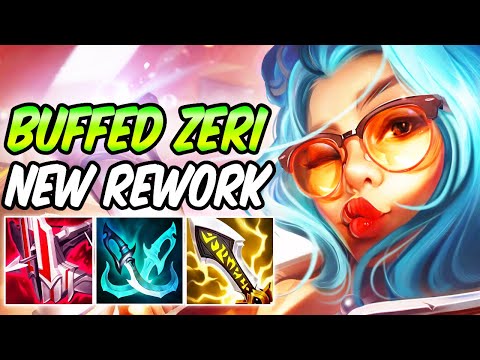 NEW ZERI REWORK 2022 BUFF - BIG CHANGES | Best ADC Build & Runes SEASON 13 | League of Legends