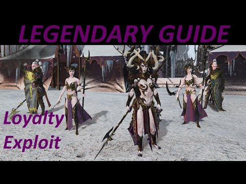 Legendary Guide for Morathi and the Cult of Pleasure - with help of the Loyalty Exploit