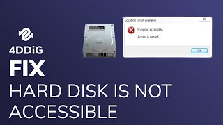 2022|How to fix External Hard Disk/USB/HDD is not accessible|Access Denied & Recover Hard Disk Data